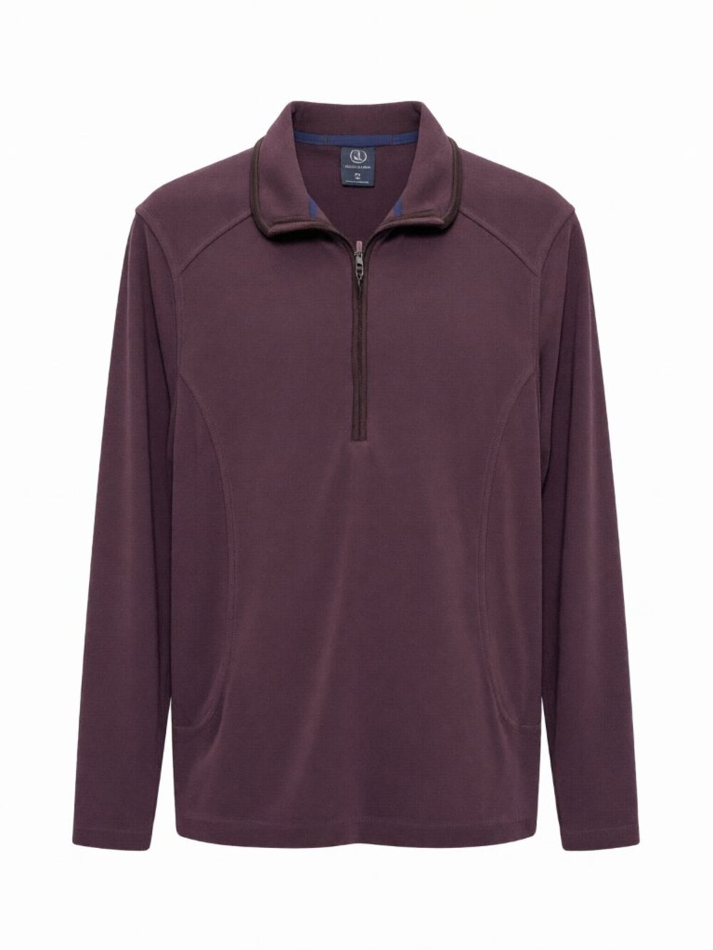 Lands' End Women's XL Burgundy Half-Zip Pullover Polyester